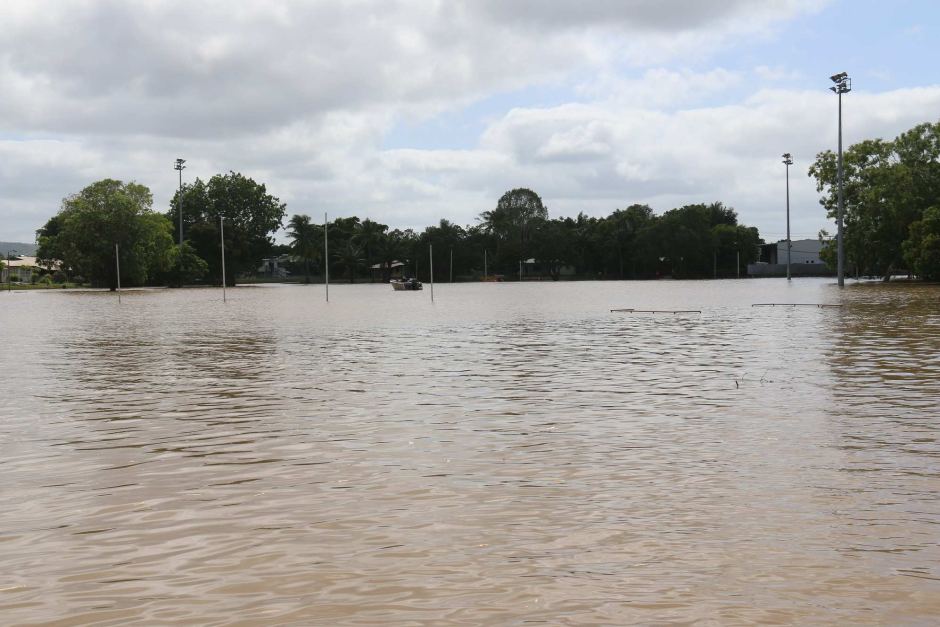 Flooded Football Pitch