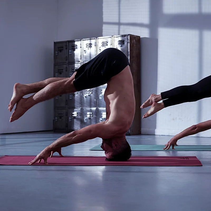 Adidas Premium Yoga Mat 5mm Exercise Training Floor Gym Fitness Pilates - Mystery Ruby